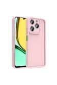 Fzd Global Realme C61 Kılıf Kamera Korumalı Fzd Ananas Kapak - Pembe