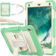 iPad 2017/2018 9.7" Strap,Kalemlikli,Ekran Korumalı Tablet Kılıfı Darbeyi Savar Askılı 360° Kılıf