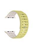 Kılıftech Watch 10 46Mm Uyumlu Zore Krd-124 Silikon Kordon Strap Kayış-Sarı