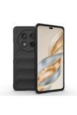 Kılıftech Honor Magic 7 Lite Kılıf Esnek Tpu Oyuklu Arka Yüzey Tasarımlı Kth Etnik Silikon Kapak - Siyah