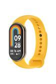 Szr Store Xiaomi Mi Band 8 Serisi Klasik Kordon Silikon Strap Kayış-Sarı