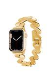 Kılıftech Watch 44Mm Kordon Uyumlu Krd-80 Metal Strap Kayış Clo- Gold