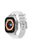 Kılıftech Watch 42Mm Uyumlu Krd-89 Uyumlu Zore Kordon-Beyaz
