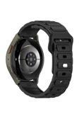 Fly Gifts Gear S3 Zore Krd-132 22Mm Silikon Kordon Strap Kayış - Siyah