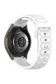 Fly Gifts Gear S3 Zore Krd-132 22Mm Silikon Kordon Strap Kayış - Beyaz