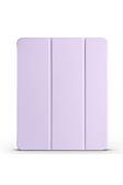 Kılıftech İpad Air 11 2025 M3 Zore Smart Cover Kalem Bölmeli Standlı 1-1 Kılıf - Lila