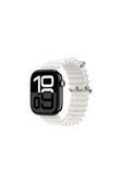 Kılıftech Watch 10 42Mm Uyumlu Zore Krd-75 Silikon Kordon-Beyaz