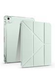 Kılıftech İpad Air 11 2025 M3 Kılıf Zore Tri Folding Kalem Bölmeli Standlı Kılıf - Açık Yeşil