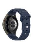 Kılıftech Huawei Honor Magic 2 46Mm Zore Krd-132 22Mm Silikon Kordon Strap Kayış - Midnight