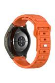 Kılıftech Amazfit Pace Zore Krd-132 22Mm Silikon Kordon Strap Kayış - Turuncu