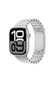Kılıftech Watch 7 45Mm Uyumlu Krd-35 Metal Kordon-Gümüş