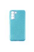 Kılıftech Galaxy S21 Fe Uyumlu Zore Shining Silikon-Mavi