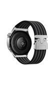 Kılıftech Amazfit Pace Zore Krd-133 22Mm Naylon Kumaş Hasır Örgülü Kordon - Siyah