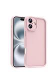 Kılıftech İphone 16 Kılıf Kamera Korumalı Kth Ananas Kapak - Pembe