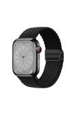 Kılıftech Watch 7 41Mm Zore Krd-134 Örgü Tasarımlı Hasır Kordon Strap Kayış - Siyah