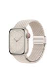 Kılıftech Watch 7 41Mm Zore Krd-134 Örgü Tasarımlı Hasır Kordon Strap Kayış - Starlight