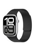 Kılıftech Watch Ultra 49Mm Kth Krd-136 Kabartma Desenli Silikon Kordon - Siyah