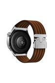 Fzd Global Amazfit Pace Fzd Krd-133 22Mm Naylon Kumaş Hasır Örgülü Kordon - Kahverengi