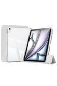 Kılıftech İpad Air 13 2025 M3 Kılıf Magnetik Ayrılabilen Airbagli Zore Sliding Tablet Kılıfı - Gri