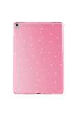 Kılıftech Apple İpad 10.2 2021 (9.Nesil) Simli Parlak Görünümlü Uyumlu Zore Tablet Koton Kılıf-Pembe