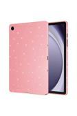 Kılıftech Galaxy Tab S9 Simli Parlak Görünümlü Uyumlu Zore Tablet Koton Kılıf-Pembe
