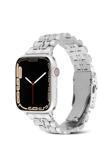 Kılıftech Watch 7 45Mm Uyumlu Krd-54 Metal Zore Kordon-Gümüş