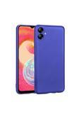 Kılıftech Galaxy A06 Kılıf Zore Premier Silikon Kapak - Saks Mavi
