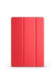 Kılıftech Galaxy Tab A9 Uyumlu Zore Smart Cover Standlı 1-1 Kılıf-Kırmızı