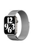 Kılıftech Watch 44Mm Uyumlu Krd-01 Metal Zore Kordon-Gümüş