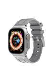 Kılıftech Watch 44Mm Uyumlu Krd-89 Uyumlu Zore Kordon-Gümüş