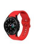 Kılıftech Galaxy Watch 4 Classic 42Mm Krd-50 Uyumlu Zore Kordon-Kırmızı