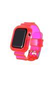 Kılıftech Watch 44Mm Krd-27 Uyumlu Zore Kordon-Pembe