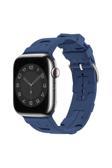 Kılıftech Watch 42Mm Krd-92 Uyumlu Zore Kordon-Mavi