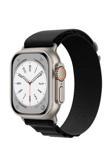 Kılıftech Watch 44Mm Uyumlu Krd-74 Hasır Zore Kordon-Siyah