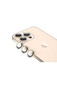 Kılıftech İphone 13 Pro Max Uyumlu Zore Cl-06 Kamera Koruyucu-Gold