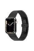Kılıftech Watch 42Mm Kordon Uyumlu Krd-79 Metal Strap Kayış Clo- Siyah