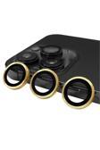 Kılıftech İphone 14 Pro Max Uyumlu Zore Cl-07 Kamera Koruyucu-Gold