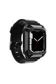 Kılıftech Watch 40Mm Uyumlu Krd-88 Sert Pc Kasa Koruyuculu Uyumlu Zore Kordon-Siyah