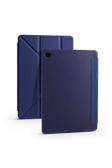 Zore Galaxy Tab A7 10.4 T500 2020 Kılıf  Uyumlu Zore Tri Folding Kalem Bölmeli Standlı Kılıf-Lacivert