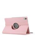 Kılıftech Lenovo Tab P11 Pro 11.2" 2.Nesil  Uyumlu Zore Dönebilen Standlı Kılıf-Pembe