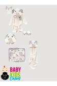 Baby Kids Colors Kutulu 4 Parça %100 Pamuk Bebek Bornoz Takımı