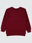 Civil Boys Happy Gülen Yüz Baskılı 2-5 Yaş Sweatshirt - Bordo2-3 Yaş
