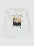 Civil Boys Nature baskılı 6-9 Yaş Sweatshirt - Ekru7-8 Yaş