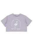 Civil Girls Flamingo Baskılı 2-5 Yaş Tişört - Lila5-6 Yaş