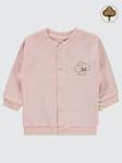 Civil Baby Organik Pamuklu 1-12 Ay Bebe Hırka - Pembe9-12 Ay