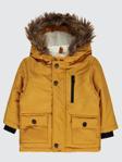 Civil Baby Kürklü 6-18 Ay Mont - Hardal6-9 Ay