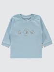 Civil Baby Organic Pamuklu Omuzdan Patlı 1-9 Ay Pijama Takımı - Mavi1-3 Ay