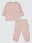 Civil Baby Organic Pamuklu Omuzdan Patlı 1-9 Ay Pijama Takımı - Pembe1-3 Ay