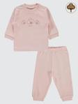 Civil Baby Organic Pamuklu Omuzdan Patlı 1-9 Ay Pijama Takımı - Pembe1-3 Ay