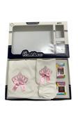 Baby Kids Colors Taşlı Nakışlı Kız 7'Li Hastahane Çıkışı Yenidoğan Zıbın Seti